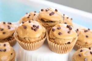 PB Banana Chocolate Chip Cupcakes