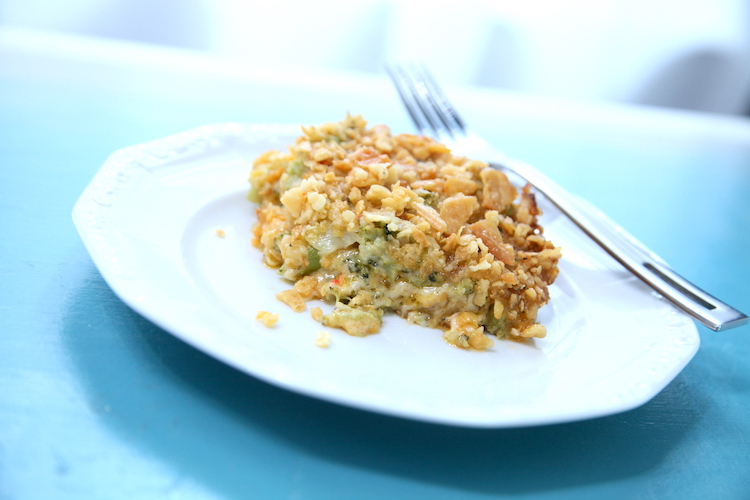 Mom's Broccoli Cheese Casserole