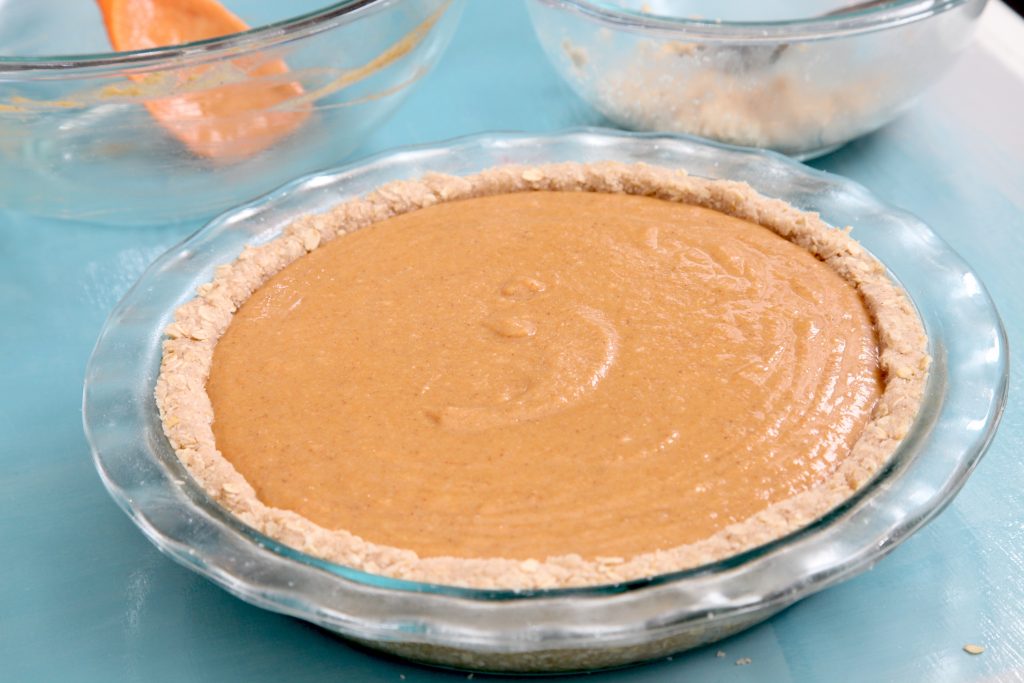 Vegan Pumpkin Pudding Pie