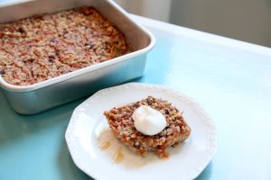 carrot cake make ahead oatmeal