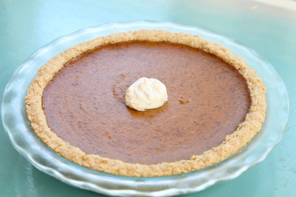 Vegan Pumpkin Pudding Pie