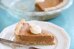 Vegan Pumpkin Pudding Pie