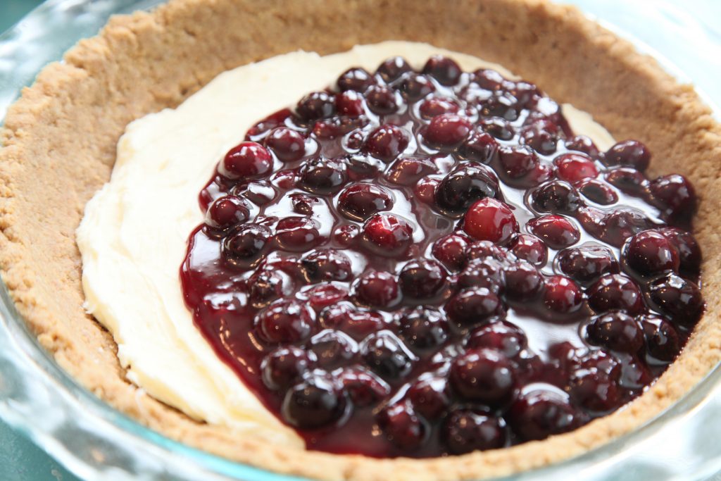 Blueberry Cardamom Cream Pie