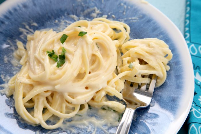 gluten free Fettuccine Alfredo