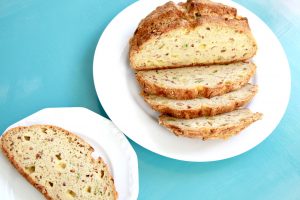 gluten free Irish Soda Bread with Cheddar and Bacon