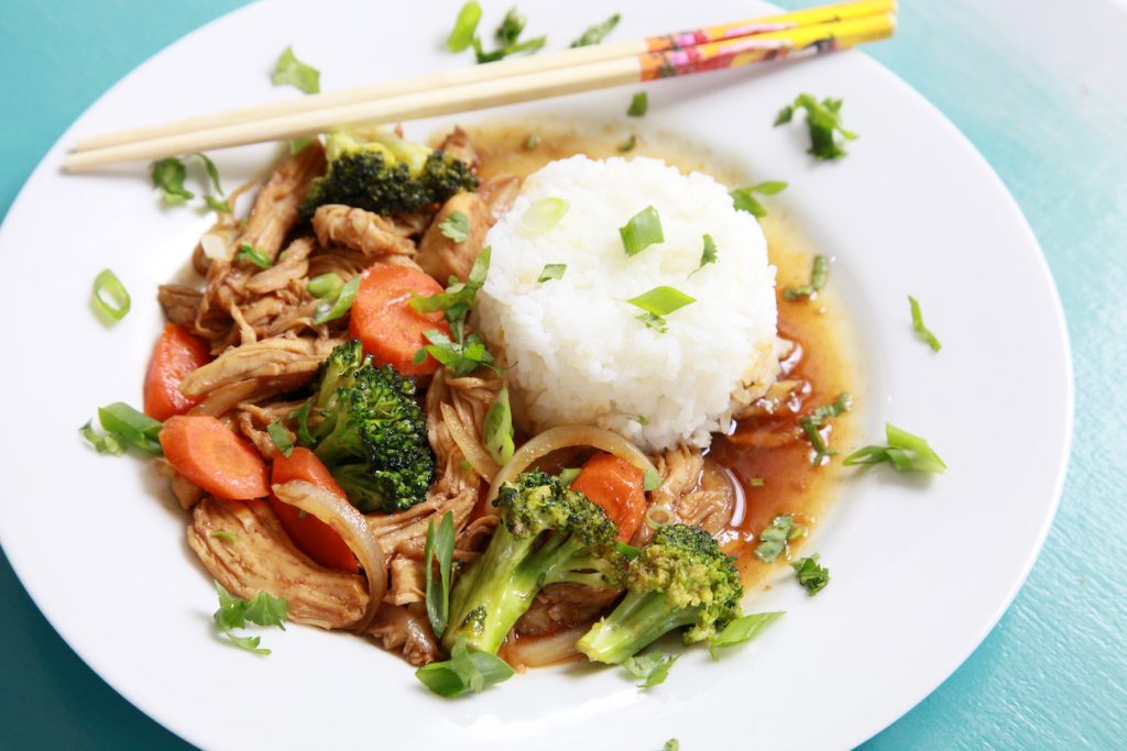 honey ginger stir-fry