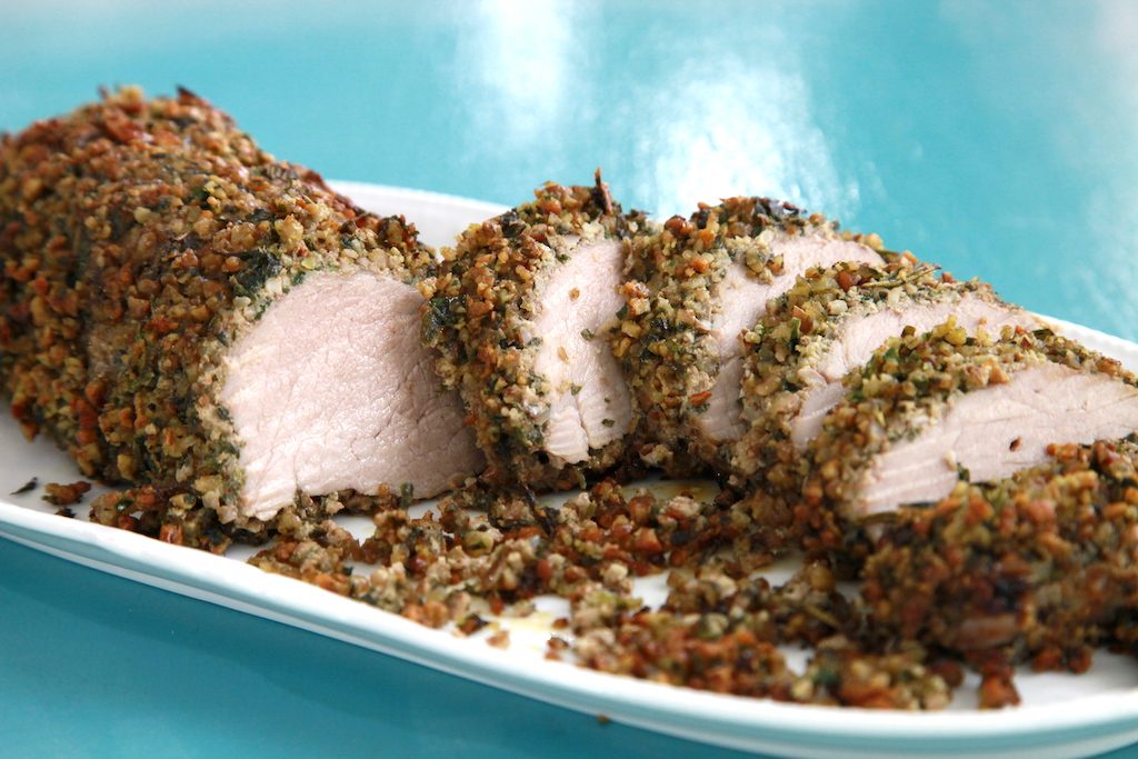 Pecan Crusted Pork Loin