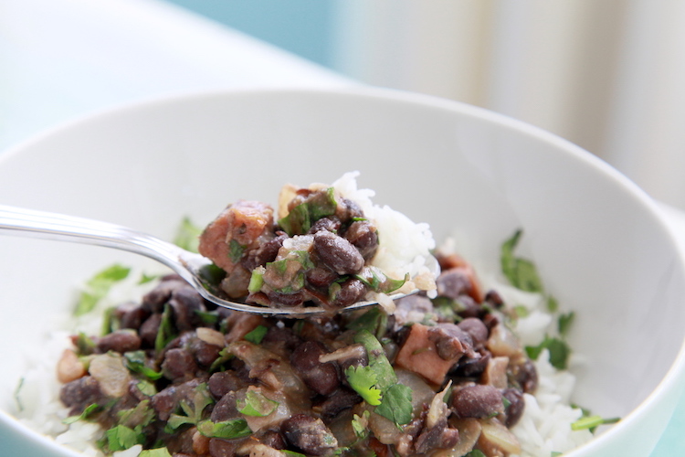 black beans and rice