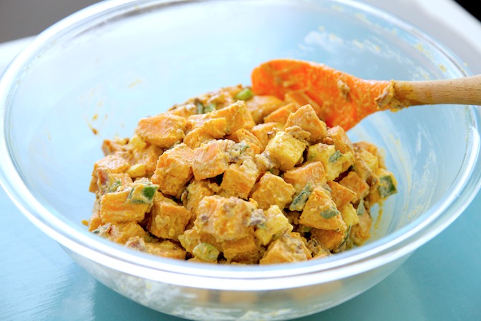 Smokey and Spicy Sweet Potato Salad