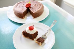 chocolate macaroon tart