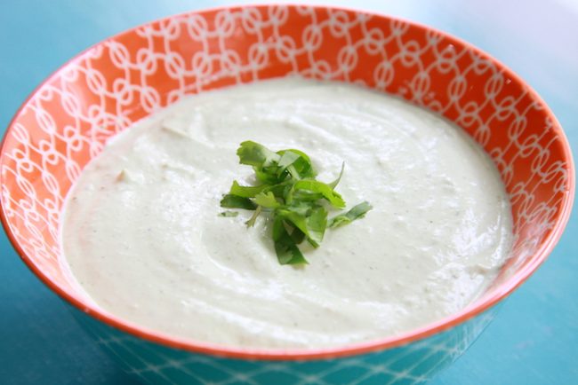 Creamy Vegan Cilantro Lime Dressing