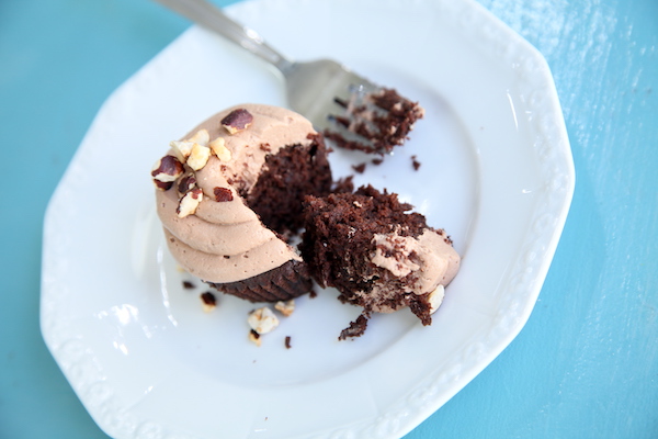 Chocolate Hazelnut Cupcakes