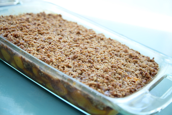 Peach Crumble