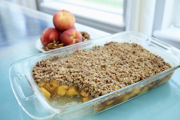 Peach Crumble