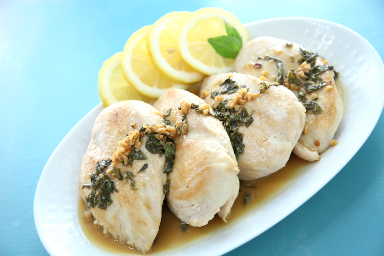 Lemon Basil Chicken Feature Photo