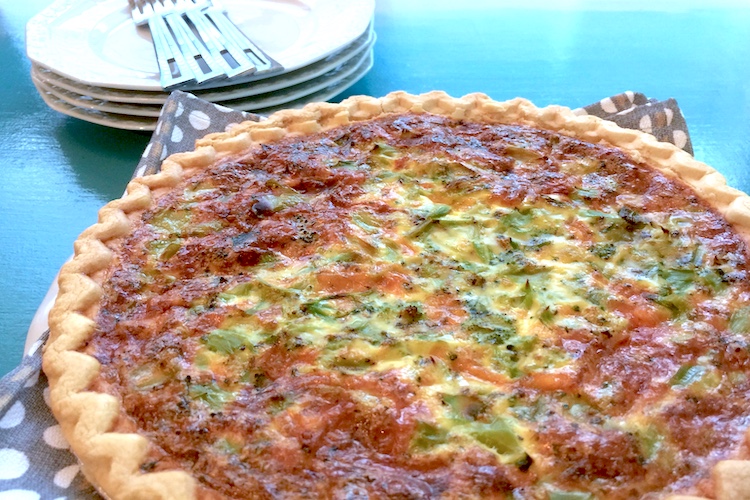 Spicy Broccoli Quiche Feature Photo