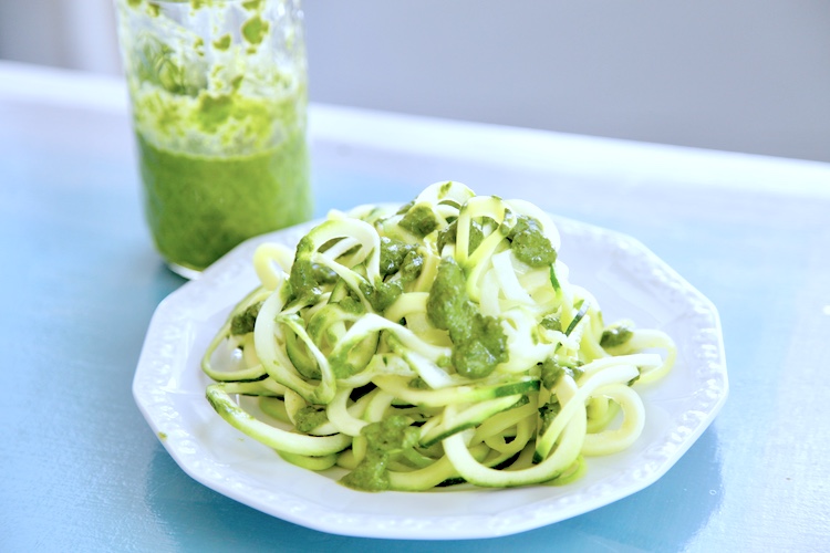 Pesto Zoodles Feature Photo