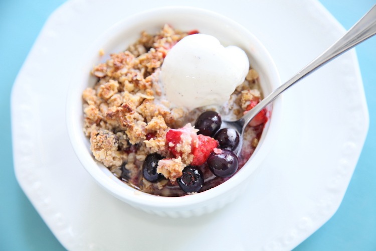 Mini Fruit Crumbles Feature Photo