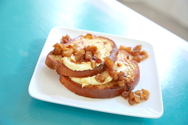 Spiced Apple & Cream French Toast Feature Photo